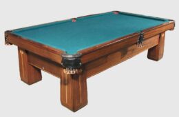 Antique 10' Brunswick-Balke-Collender Regina snooker table for sale, this pic is from our showroom.