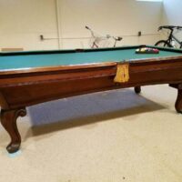 AMF Highlander pool table in Mahogany.