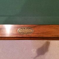 AMF logo on a pool table.