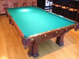 Brunswick-Balke-Collender Pfister pool table