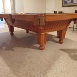Brunswick Cottage Grove pool table from the rear corner view