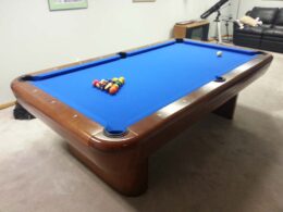 Used vintage Brunswick Gibson pool table