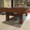 End view of Brunswick Highlander pool table.