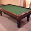 Brunswick Timberfalls rare 8 foot pool table for sale