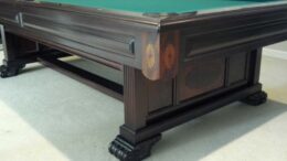 Left leg of Brunswick Windsor pool table.