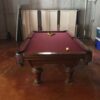 end view of a Kasson Stratford pool table.