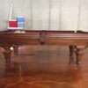 Side view of a Stratford pool table by Kasson.