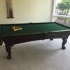 Side view of Olhausen Santa Ana pool table.