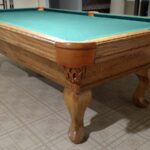 Used 8 foot Olhausen classic pool table for sale.