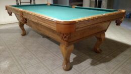 Used 8 foot Olhausen classic pool table for sale.
