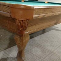 corner view of Olhausen Classic pool table