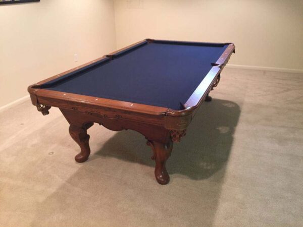 Used Olhausen Queen Anne pool table for sale