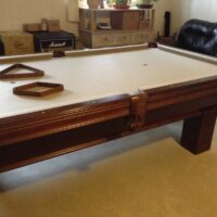Side view of Olhausen Southern pool table.