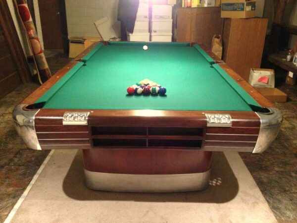 Brunswick Balke Collender Anniversary pool table, 9 foot model.