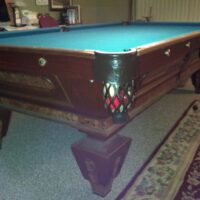 Charles Shulenburg 9' circa pool table.