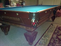 Charles Shulenburg 9' circa pool table.