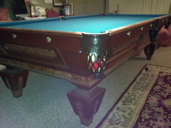 Charles Shulenburg 9' circa pool table.