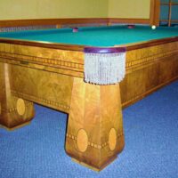 Antique 1924 Brunswick Balke Collender Medalist Pool Table