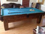 Mission style B pool table from Brunswick-Balke-Collender 1908 rare collectors table.