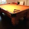 The Paragon pool table from Brunswick-Balke-Collender for sale in a rare 4 leg version