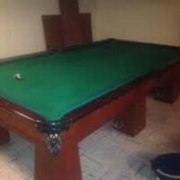 Vestal Steel 1920's era pool table from Brunswick Balke Collender