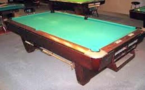 Brunswick Medalist commercial pool table.