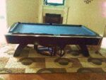 9 foot waterfall style pool table from Murray Billiards.