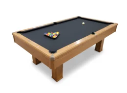 used Brunswick Highlander pool table on a pure white background.