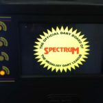 medalist spectrum logo on this dart board