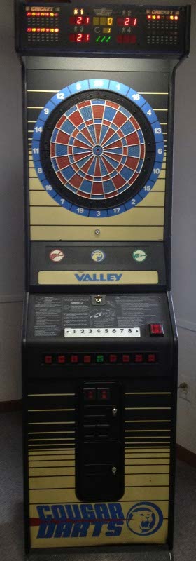 Valley electronic dart board for sale. Large pub style full height dartboard, perfect for your home or commercial bar!