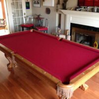 Brunswick Brookstone 2 8 foot pool table for sale.