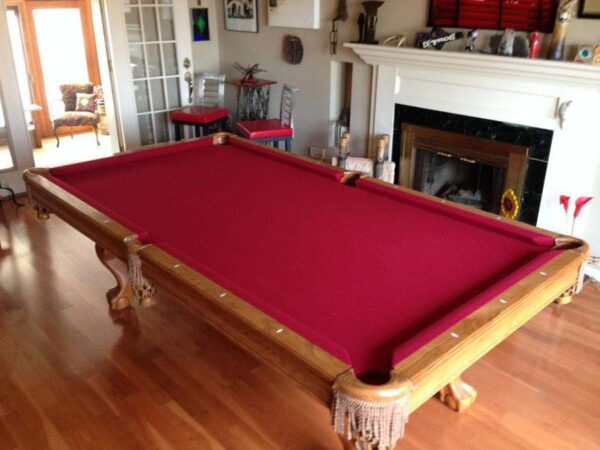 Brunswick Brookstone 2 8 foot pool table for sale.