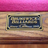 Brunswick logo on end rail