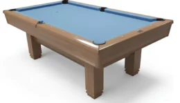 7' Brunswick bridgeport pool table on a white background