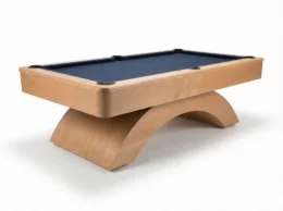 olhausen waterfall pool table on a pure white background.