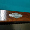 Brunswick-Balke-Collender insignia on a limited 150th anniversary Union League pool table.