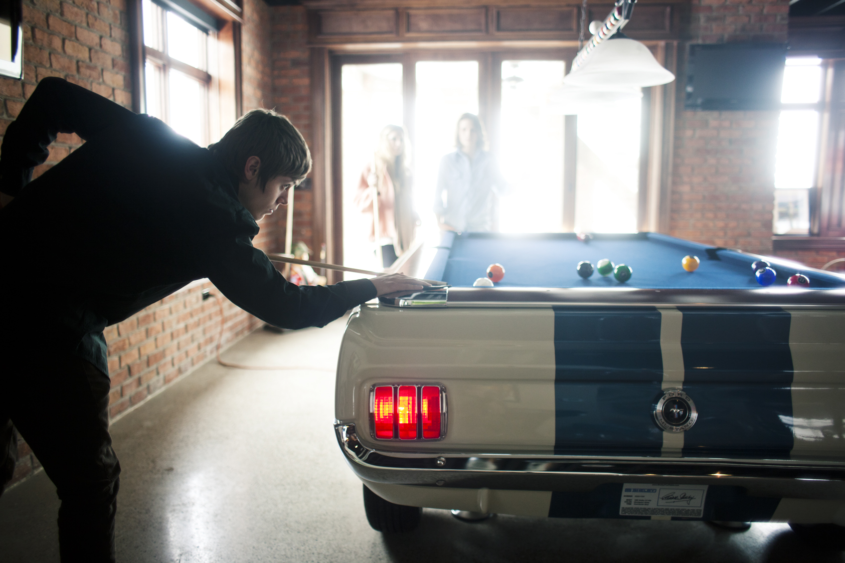 Beautiful 1965 Shelby Gt 350 Car Pool Table For Sale
