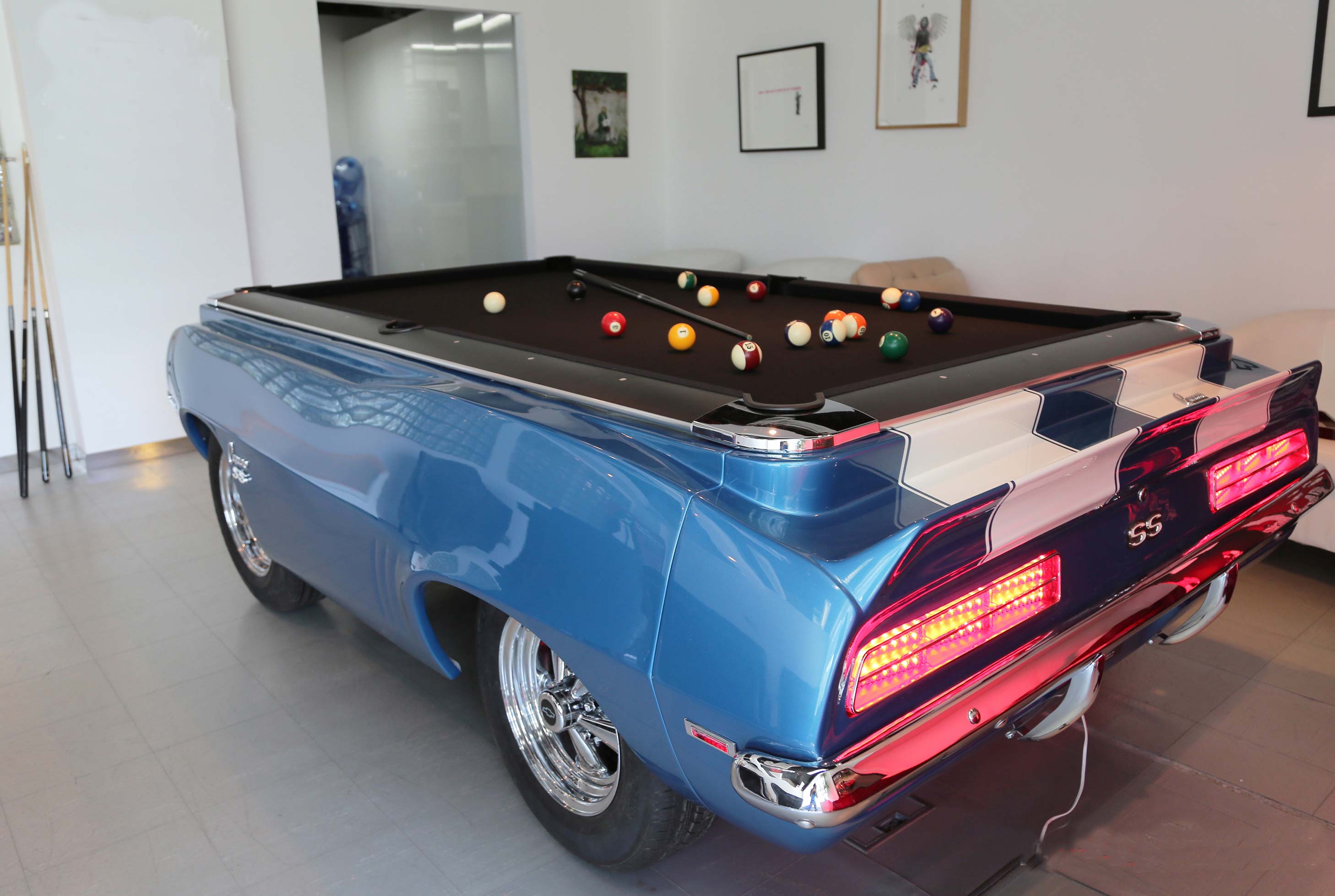Camaro Pool Table 1969 Z28, SS, & RS Trims Available!