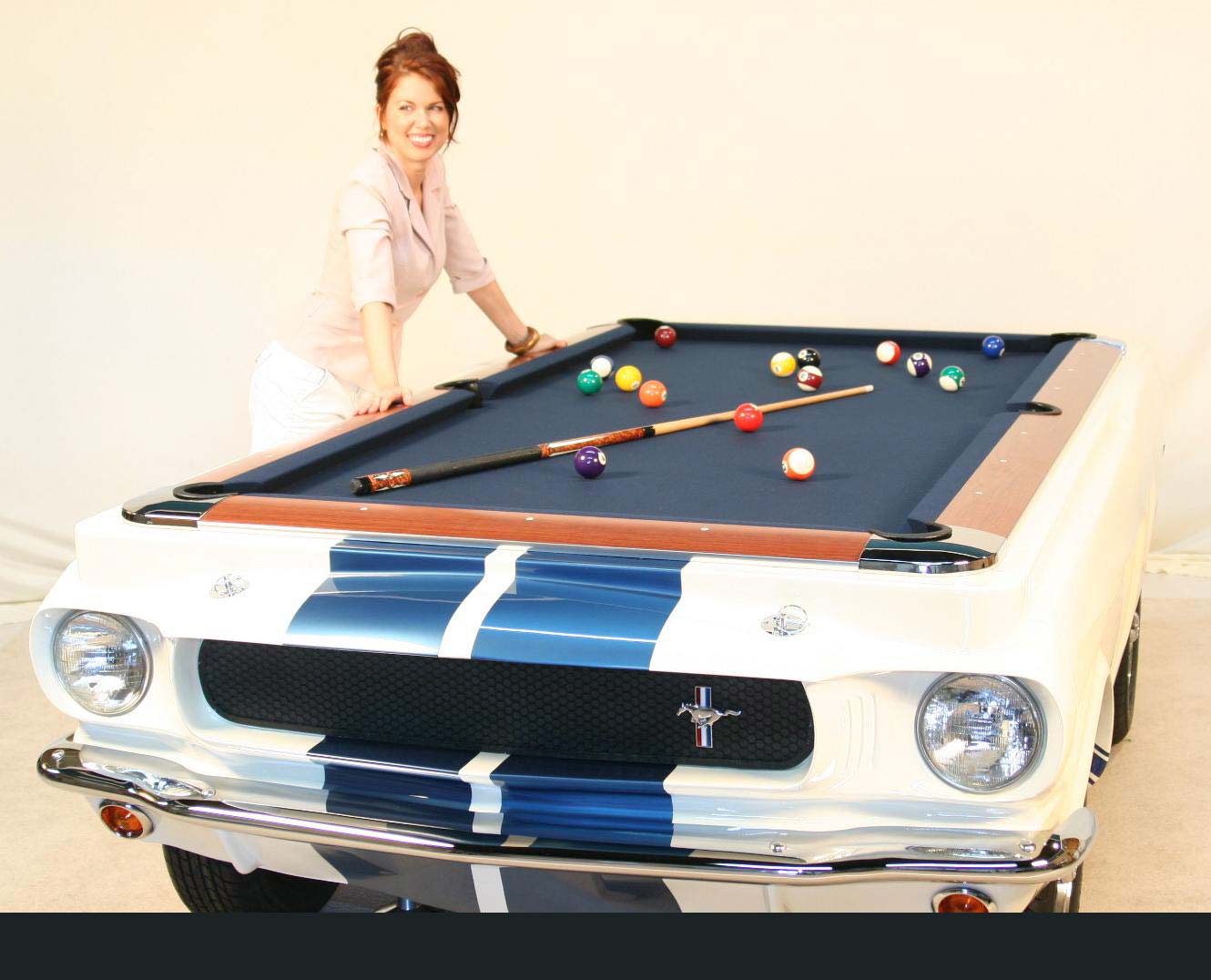 Beautiful 1965 Shelby Gt 350 Car Pool Table For Sale