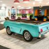 1965 ford mustang pool table in powder blue