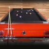 A Ford Red collectors edition 1965 Ford Mustang pool table from Car Pool Tables.