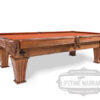 look at the carve detail on this Brittany pool table.