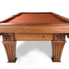 end view of a Brittany pool table.