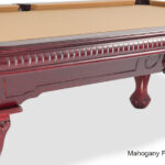 look at the detail in the dentil molding on this cape town pool table!
