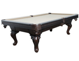 The Cleveland pool table angle view