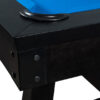 closeup view of the corner pocket on the Madison pool table.