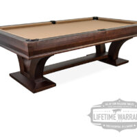 angle view of the Hamilton pool table