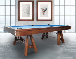 The Johnson pool table from Presidential Billiards