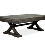 The Kariba pool table with dining top in place.