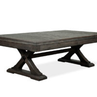 The Kariba pool table with dining top in place.